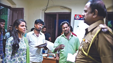 Picture from the sets of Chandramukhi 2