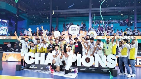 Ahmedabad team with the title