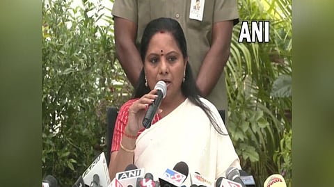 Bharat Rashtra Samithi (BRS) MLC K Kavitha