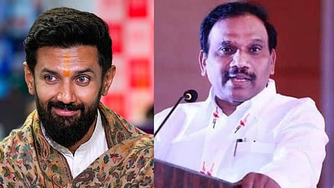 Chirag Paswan; A Raja