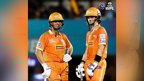 Laura Wolvaardt with Ashleigh Gardner