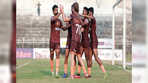 A visual from the match