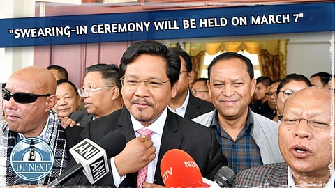 Swearing-in ceremony will be held on March 7: Conrad Sangma