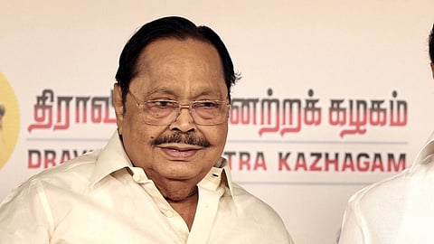 State Irrigation Minister Duraimurugan