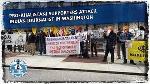 Pro-Khalistani supporters attack Indian journalist in Washington
