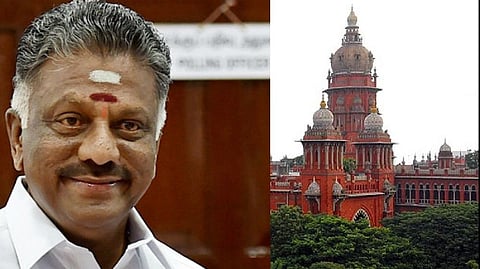 O Panneerselvam; Madras HC