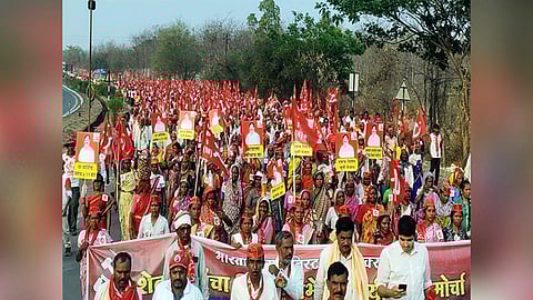 Visual from the march