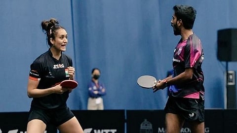 Manika Batra and Sathiyan Gnanasekaran