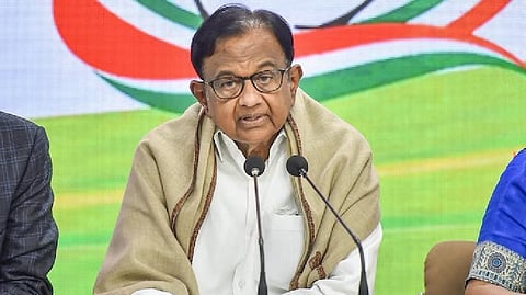 Senior Congress leader P Chidambaram
