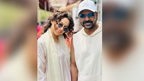 Kangana Ranaut with Raghava Lawrence