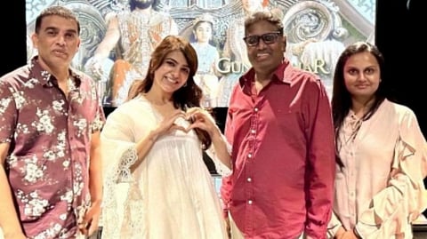 Samantha Ruth Prabhu along with the movie team