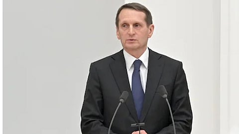 Russia's top spy Sergey Naryshkin