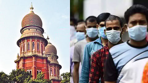 Madras High Court advised to compulsorily wear face mask, maintain social distancing and wash their hands frequently