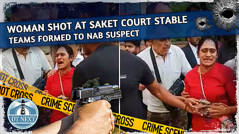 Saket court firing: Woman stable; teams formed to nab suspect