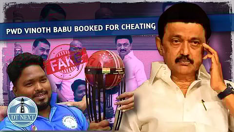 PwD Vinoth Babu booked for cheating Stalin and Udhay