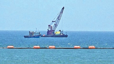 View of the desalination plant at Nemmeli