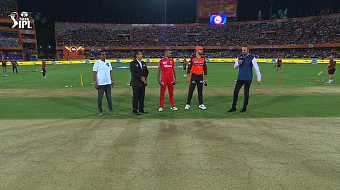 SRH captain Aiden Markram and PBKS captain Shikhar Dhawan