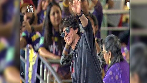 Shah Rukh Khan at Eden Gardens