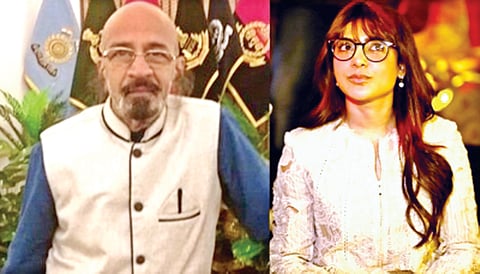 Producer Chitti Babu (Left) Samantha (Right)