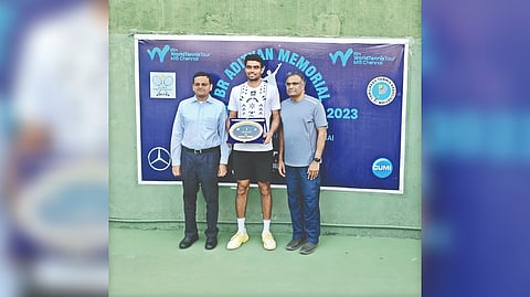 Digvijay beats Sidharth, wins ITF tennis crown