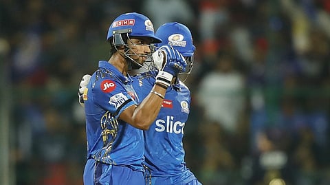 Tilak Varma scored 84 runs off 46 balls.