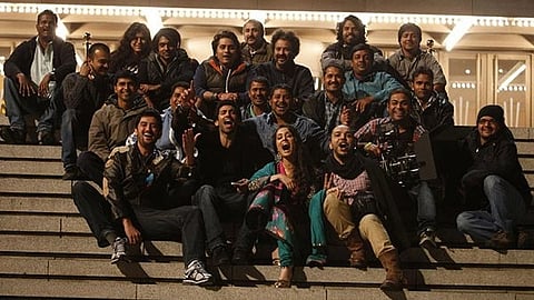 Mohit's post from the set