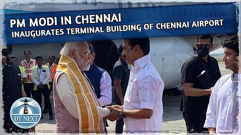 Modi reached Chennai