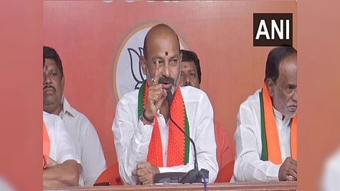 Telangana BJP state president Bandi Sanjay Kumar