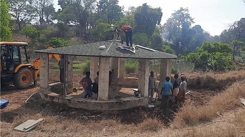 A location in Mudumalai being renovated.
