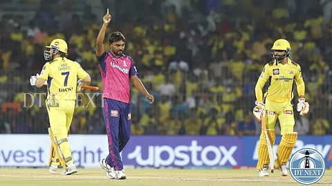 Sandeep Sharma held his nerves to restrict the yellow brigade, despite Dhoni's two excellent sixes in the over.