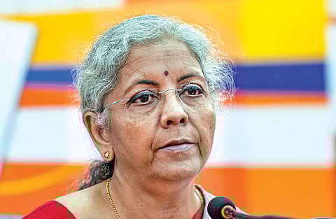 Union finance minister Nirmala Sitharaman