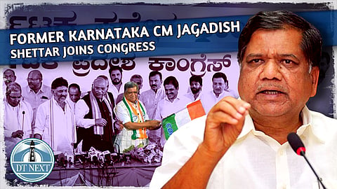 Former Karnataka CM Jagadish Shettar joins Congress