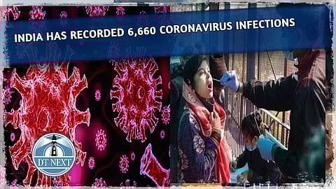 India has recorded 6,660 new coronavirus infections