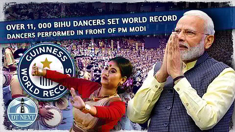 Bihu Dancers Set world record in India