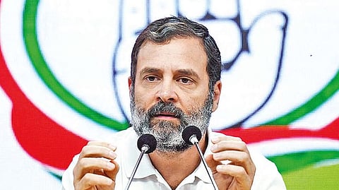 Congress leader Rahul Gandhi