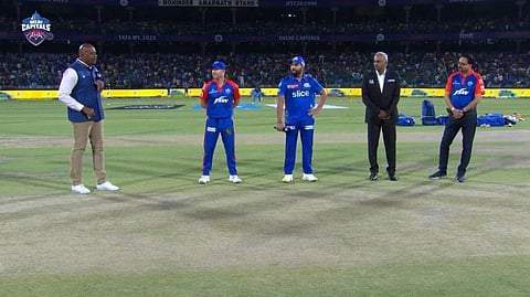 DC captain David Warner and MI captain Rohit Sharma.