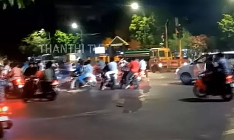 Visuals from the spot