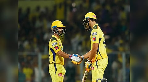 Carnage from Ajinkya Rahane and Shivam Dube powered CSK to such a massive total