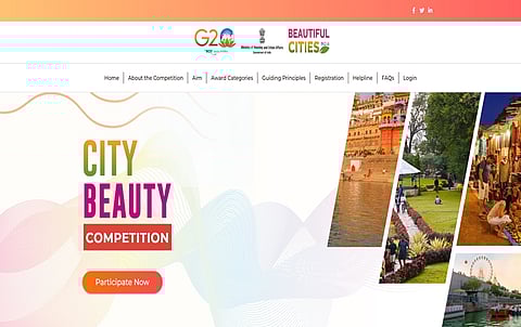 Screengrab from the website