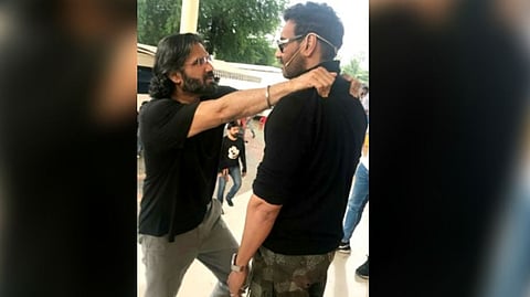 Suniel Shetty with Ajay Devgn