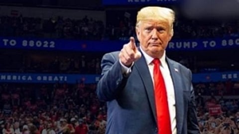 Former US President Donald Trump