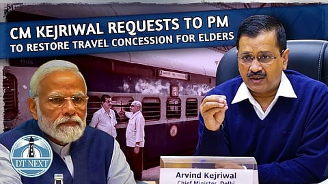 CM Kejriwal request to restore travel concession for elders
