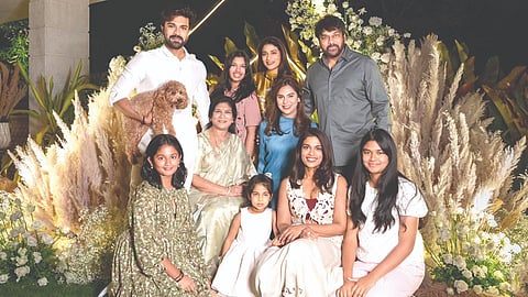 Ram Charan and Upsana with their family members