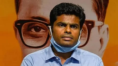 State BJP leader K Annamalai