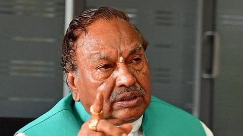 Senior BJP leader KS Eshwarappa