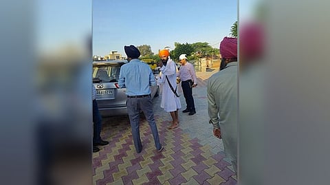 Amritpal Singh in Punjab Police custody.