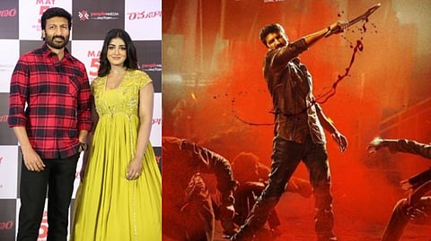 Gopichand and Dimple; still from 'Rama Banam'