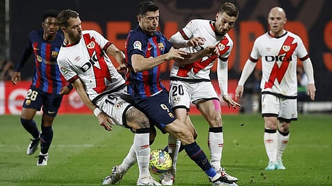Rayo stun Barca, Atletico Madrid win in La Liga