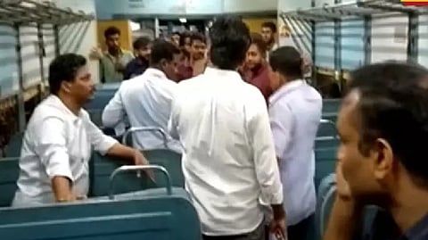 Kerala Man sets co-passenger on fire aboard train