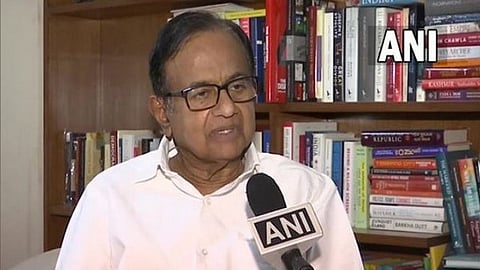 Former Union Finance Minister and & Congress leader P Chidambaram